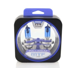 MTF  лампа H4 Palladium 12V 55W 5500K ярко-белый 2шт   