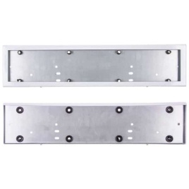 Skyway  рамка номерного знака нержавейка белая   