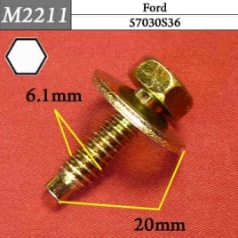 М2211 Автокрепеж металлический 