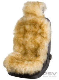 PSV Extra Накидка длинный ворс бежево-коричневый 140х50см 2шт   