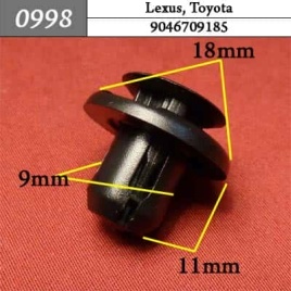 0998 Клипса пистон для Lexus Toyota 
