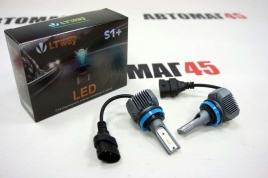S1+ LTway чип CSP LED 2шт H11 12В 16W 4300К 1800Lm гарантия 4мес    