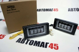 SALMAN  Фары п/туманные ВАЗ 2110 2112 2113 2115 Нива Шевроле 50W 4800LM 4 линзы + ДРЛ 2шт гар 6 мес