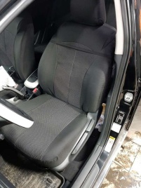 Авточехлы  Toyota Auris Тойота Аурис 2006-2013г жаккард черный   