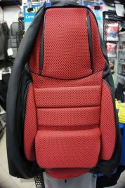 Авточехлы  Нива Шевроле Niva до 2014г жаккард красный   