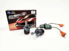 ZMB M8Pro лампы LED 2шт H4 12В 60W 5500K 4500Lm  с обманкой гарантия 3мес   