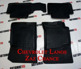 Коврики  в салон Chevrolet Lanos ZAZ Chance комплект 4шт   