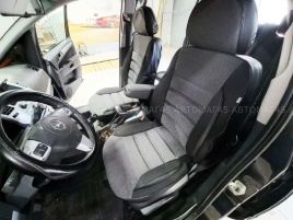 Авточехлы  Opel Zafira В Опель Зафира В пятиместный 2005-2015г жаккард черно-серый Ижевск   
