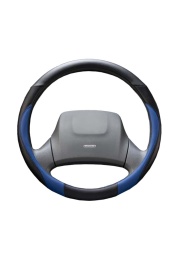 Skyway  оплетка руля кожа черно-синяя размер L Combo-6   