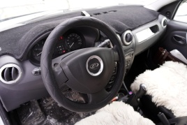 Maximal  оплетка руля экокожа черная ромб черная нитка размер 37-39см 344BL-BL 