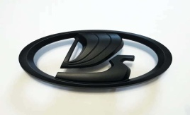 TLT Эмблема решетки Черный матовый Лада Vesta Granta FL Lada X-ray Largus FL Нива Урбан Нива Legend