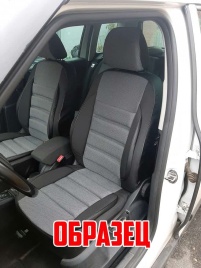 Авточехлы  Renault Logan Stepway с 13г Renault Sandero Sandero Stepway с 15г 1/1 жаккард серый Ижевс