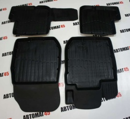 Коврики  в салон Renault Duster до 2017г Nissan Terrano c 2014г комплект 4шт   