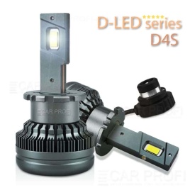 Carprofi D-LED  лампы LED 2шт D4S 12В 50W 5500K 6000Lm гарантия 6мес   