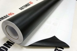 KSF  Автовинил черный супер матовый с шагренью 1м х 1,5м   