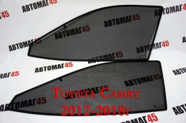 BRENZO  каркасные шторки на магнитах Toyota Camry Камри V50-V55 11-18г премиум сетка передн 2шт 15%