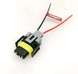 Разъем H8, H11, H27 пластиковый с проводами Garden AX-363