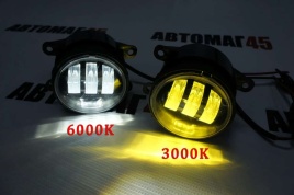 SALMAN  2 реж. 3000 6000K Фары п/туманные Лада Vesta X-Ray и иномарки LED 50W 480 2шт гарант 6 мес