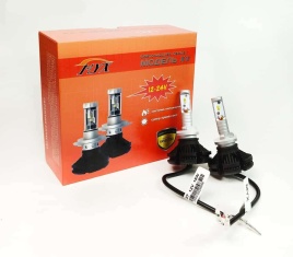 X3 чип  ZES LED 2шт H27 12В 18W 6000K 4400Lm с обманкой гарантия 1мес   