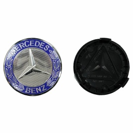 Колпачок ступицы Mercedes 7,5см 74/69 синий BC-001c (113070)