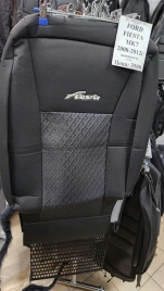 Авточехлы  Ford Fiesta MK7 Форд Фиеста МК7 2008-2012г жаккард Союз-Авто