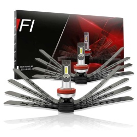 LED лампы F1 2шт H4 12В 30W 6500K 8000Lm гарантия 3мес 