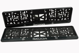 Рамка  номерного знака Skoda
