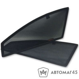 Шторкофф  каркасные шторки на магнитах Nissan Qashqai Ниссан Кашкай 2006-2013г перед 2шт премиум 5%