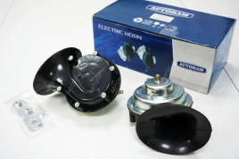 AUTORAM Звуковой сигнал ГАЗ Волга низкий высокий тон 105-118 ДБ 12В 2шт   