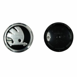 Колпачок ступицы Skoda 55/52 хром новая (191074)