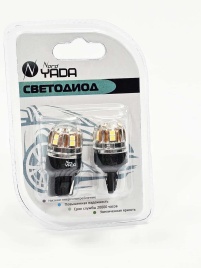 Nord Yada  лампа светодиодная T20 21W 15 SMD Canbus без цоколя 5000K 420Lm одноконтактная белая 2шт