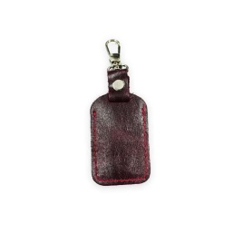 Чехол для метки иммобилайзера автосигнализации нат.кожа Starline Pandora красный 