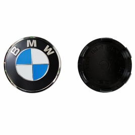 Колпачок ступицы BMW 60/57 КИК(Рапид) со стикером синий