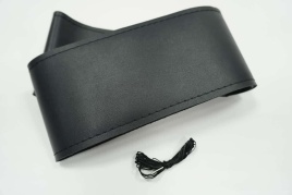 C2R Оплетка  руля под шнуровку экокожа темно-синяя C1114   