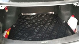 NorPlast коврик в багажник пластик Nissan Almera Ниссан Альмера 2012-2019г