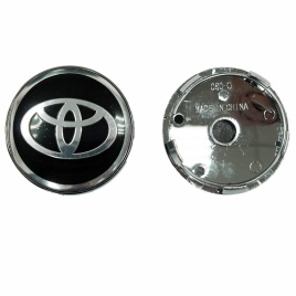Колпачок ступицы Toyota 60/57 черный TechLine КиК Слик NZDK 001
