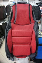 Авточехлы  ВАЗ 2109 2114 2115 Нива пятидверная до 2019г жаккард красный   