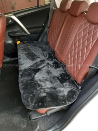 Накидка  задний ряд короткий ворс черный шерсть 40% 1шт   