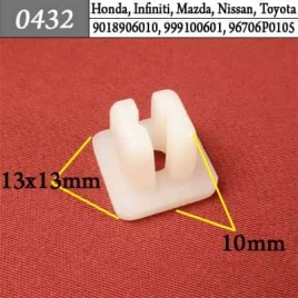 0432 Клипса пистон для Acura Honda Infiniti Lexus Mazda Nissan Toyota