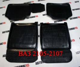 Коврики  в салон ВАЗ 2101 2107 комплект 4шт   