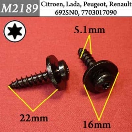М2189 Автокрепеж металлический 