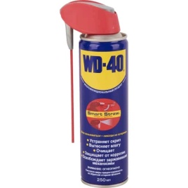 WD-40  смазка универсальная жидкий ключ аэрозоль c трубочкой 250мл   