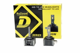 Ruzoom светодиодные лампы LED 2шт D1S 12В 55W 5500K 6000Lm гарантия 6мес   