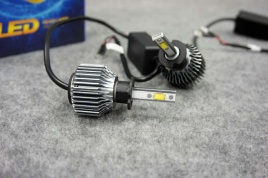 C8  чип СОВ LED 2шт H3 12В 20W 6000К 2400Lm гарантия 1мес   