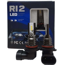 R12  чип СОВ LED 2шт HB3 9005 12В 18W 6000К 2000Lm гарантия 1мес C2R  
