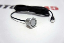 AVS  универсальный датчик для парктроника D 22мм серебро 1шт   