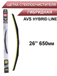 AVS  щетка стеклоочистителя Hybrid Line гибридная 650мм   
