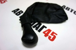 Skyway  Ручка КПП с чехлом ВАЗ 2101 2107 экокожа черная   