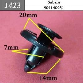 1423 Клипса пистон для Subaru