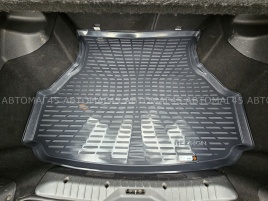 Rezkon коврик в багажник пластик Lada 2191 Granta Лада Гранта лифтбэк   